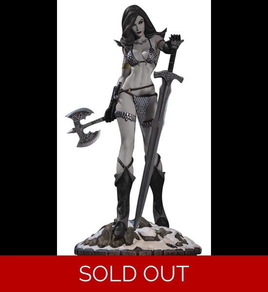 Dynamite Red Sonja B&W Statue